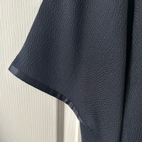 Givenchy Kimono Sleeve Black Top Silk blend Gathered front IT 38 - Picture 12 of 14